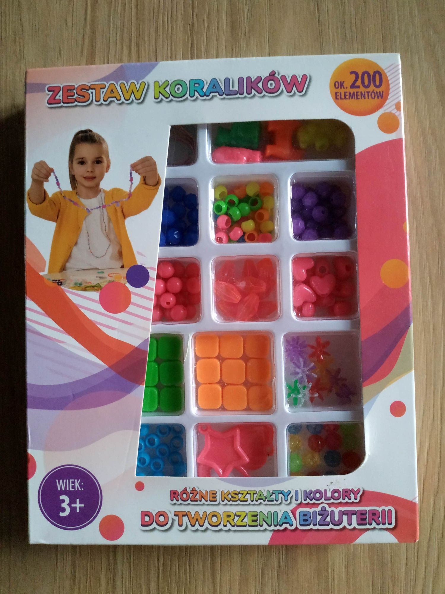 Nowy zestaw koraliki 200 elementów