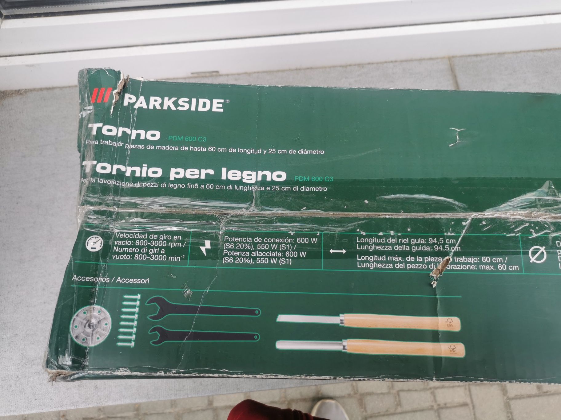 Parkside Tokarka PDM 600 B2, 600 mm