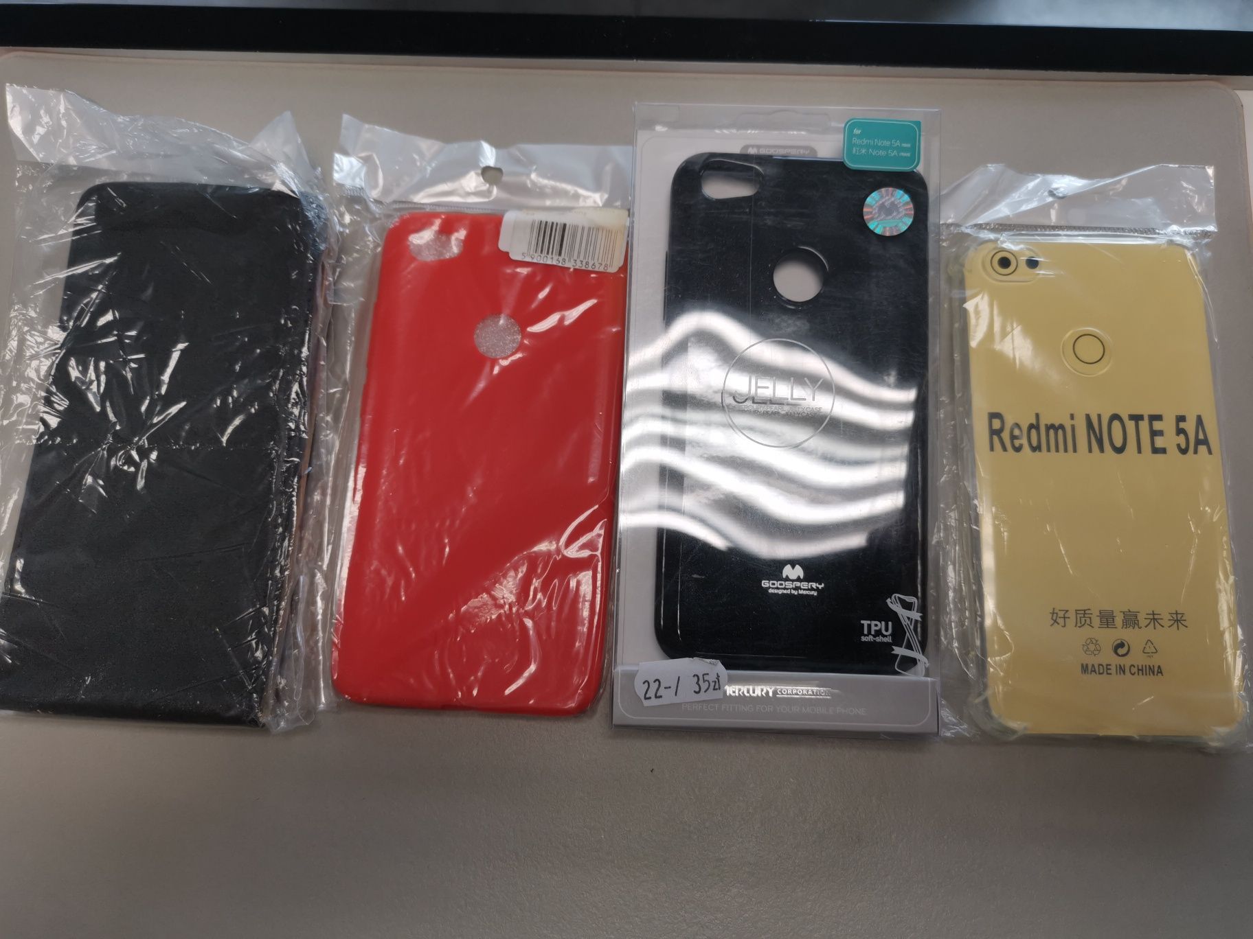 Komplet 4 sztuki etui pokrowiec case plecki do Xiaomi redmi note 5A