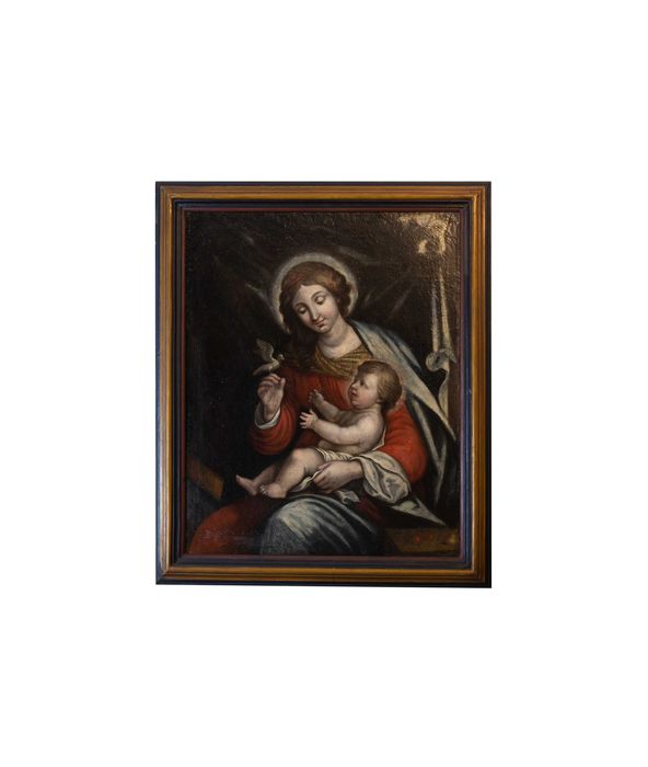 Pintura Senhora Paz Arte Sacra Renascimento | século XVIII
