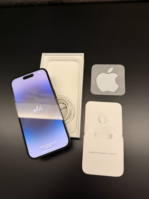 iPhone 14 Pro Preto 128Gb - Rigorosamente como novo. Fatura.