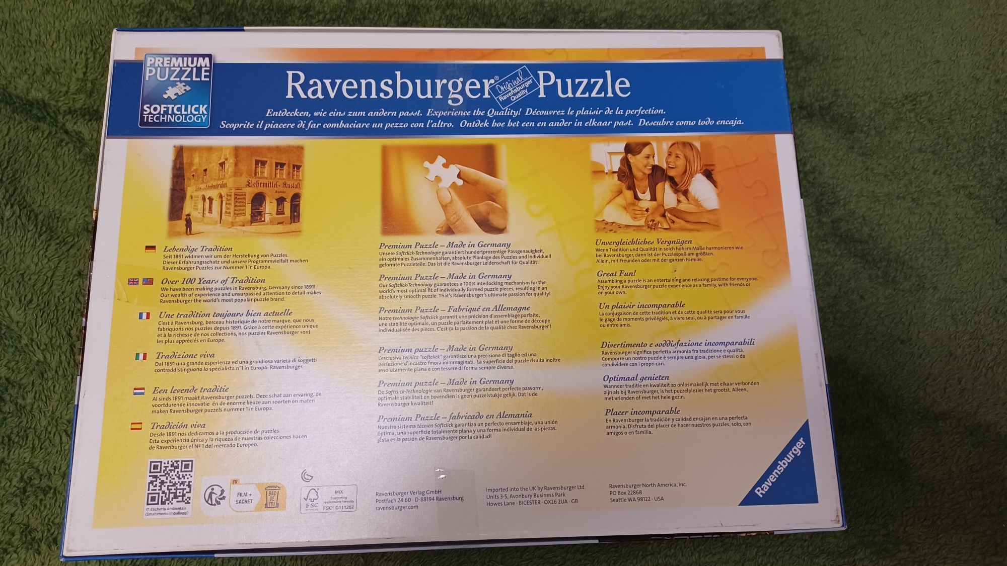 Ravensburger puzzle rowery Holandia Amsterdam 1000 puzzli