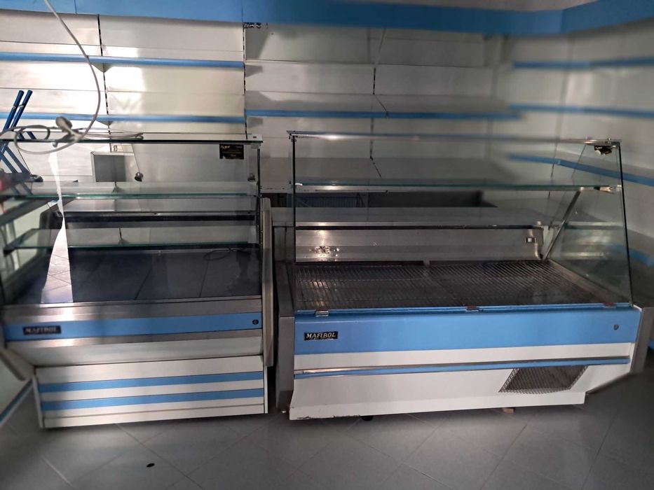 Arcas congeldoras e vitrines