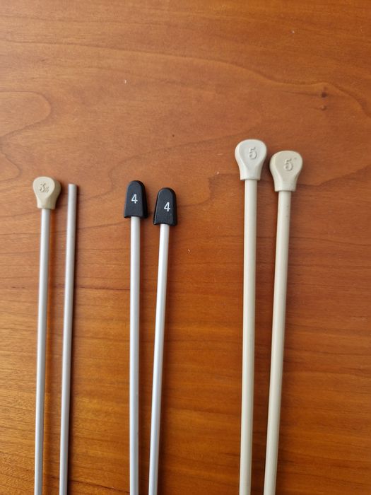 Agulhas de crochet antigas (seis)