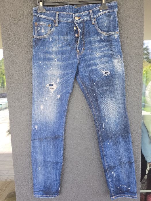 Spodnie jeansowe piekny kolor i krój rozm 46 s/m jak nowe