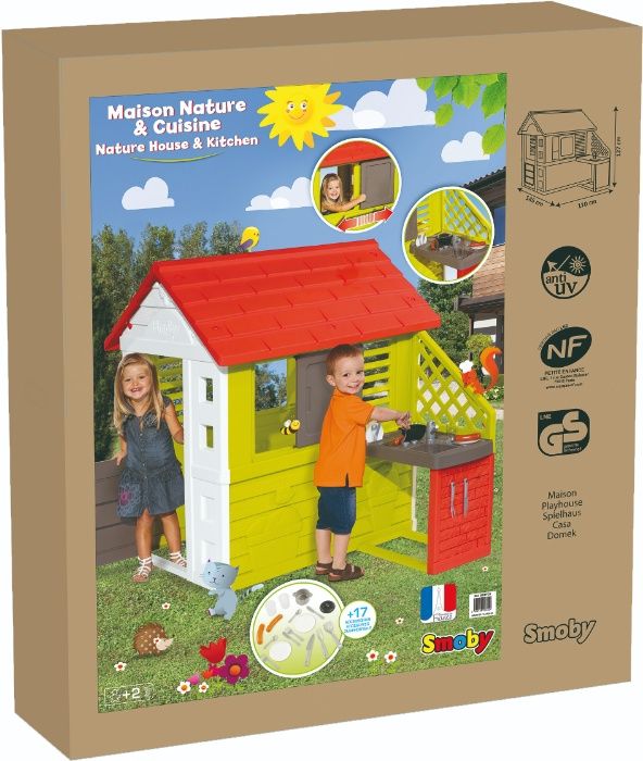 Домик Smoby Toys Солнечный с летней кухней (810713)