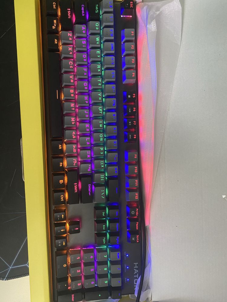 Ігрова клавіатура Hator Starfall Rainbow | Нова | Повний комплект |