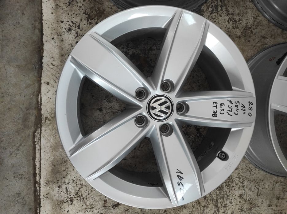 280 Felgi aluminiowe ORYGINAŁ VW VOLKSWAGEN R 17 5z112 Bardzo Ładne