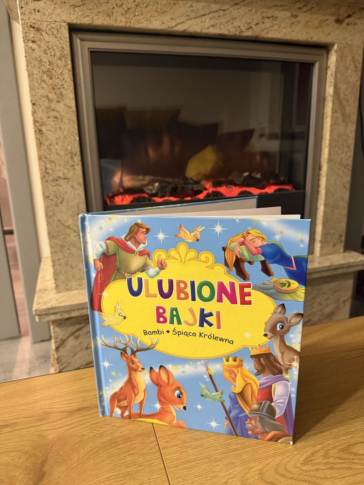 Książka książecxka ulubione bajki dla dzieci bambi śpiąca królewna