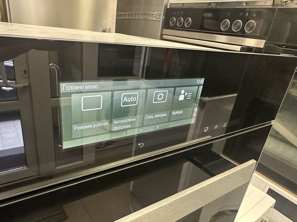Духова шафа - пароварка Miele DGC 6800(Німеччина) меню. Автопрограми