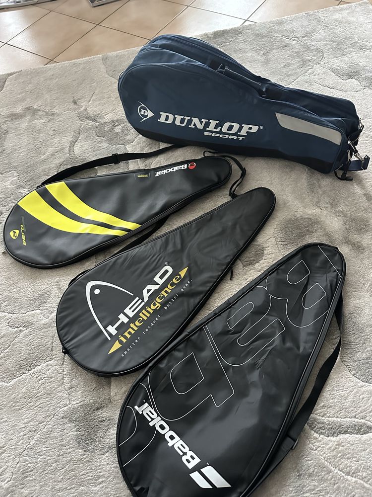 Сумки для тенісних ракеток Dunlop Babolat Head