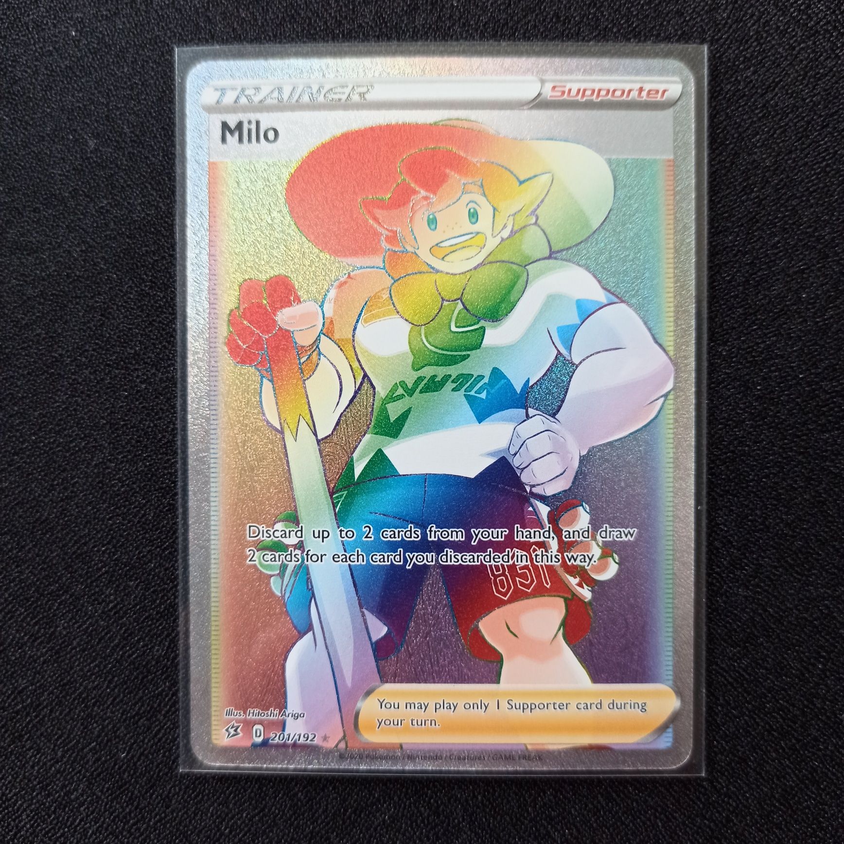 Pokémon tcg Milo Rebel Clash 201/192