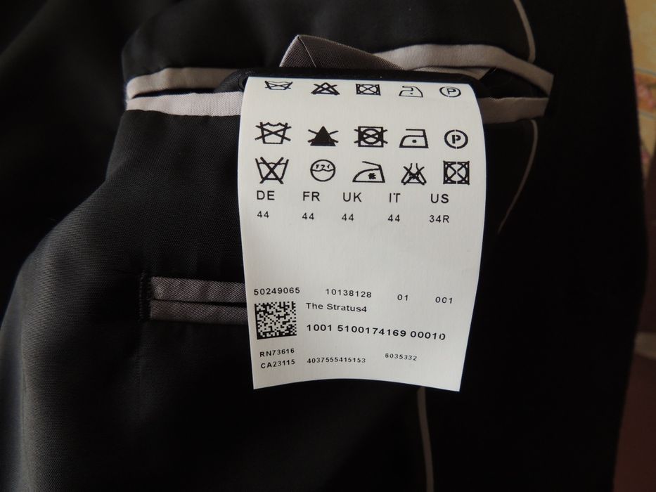 Hugo Boss The Stratus 4 мужское кашемировое пальто новое размер S 44