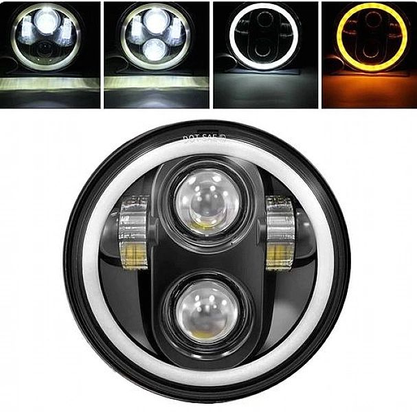 Wkład Led 5,75 Cala Do Lampy Harley Honda Oring