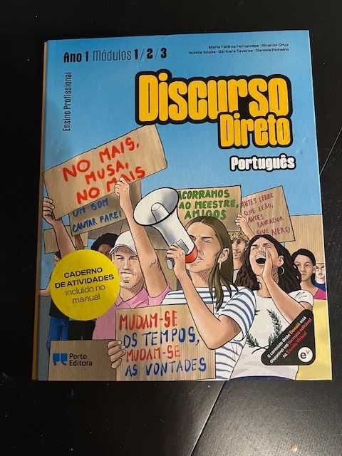 Conj. Pedagógico- Português -Profissional-"Discurso Direto (M: 1/2/3)"