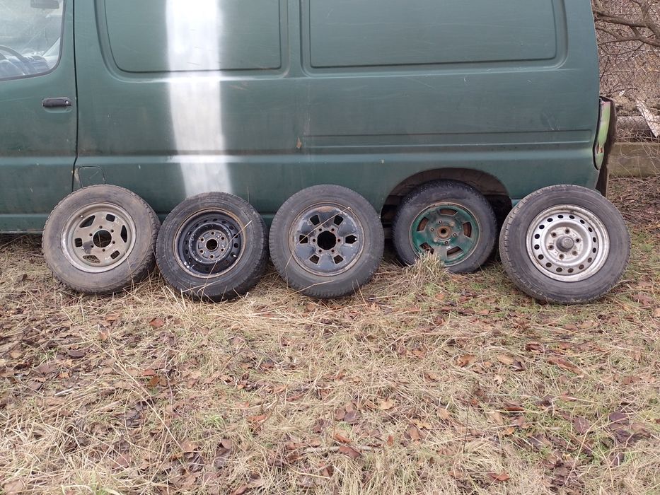Диски шины 195/70 r15C Toyota hiace