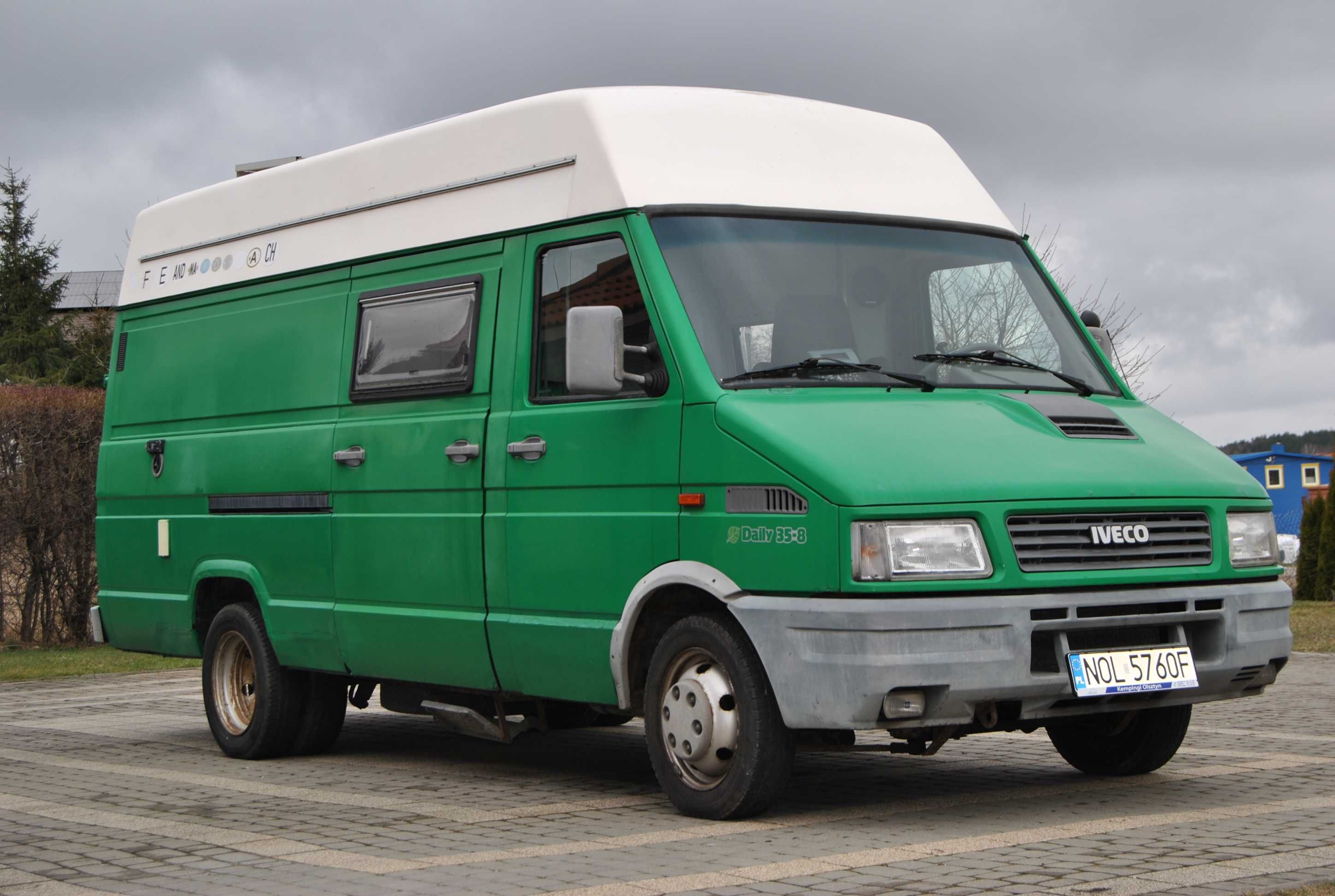 IVECO Kamper CamperVan Idealny na grzyby, ryby, etc. TANIO! Mobilny!