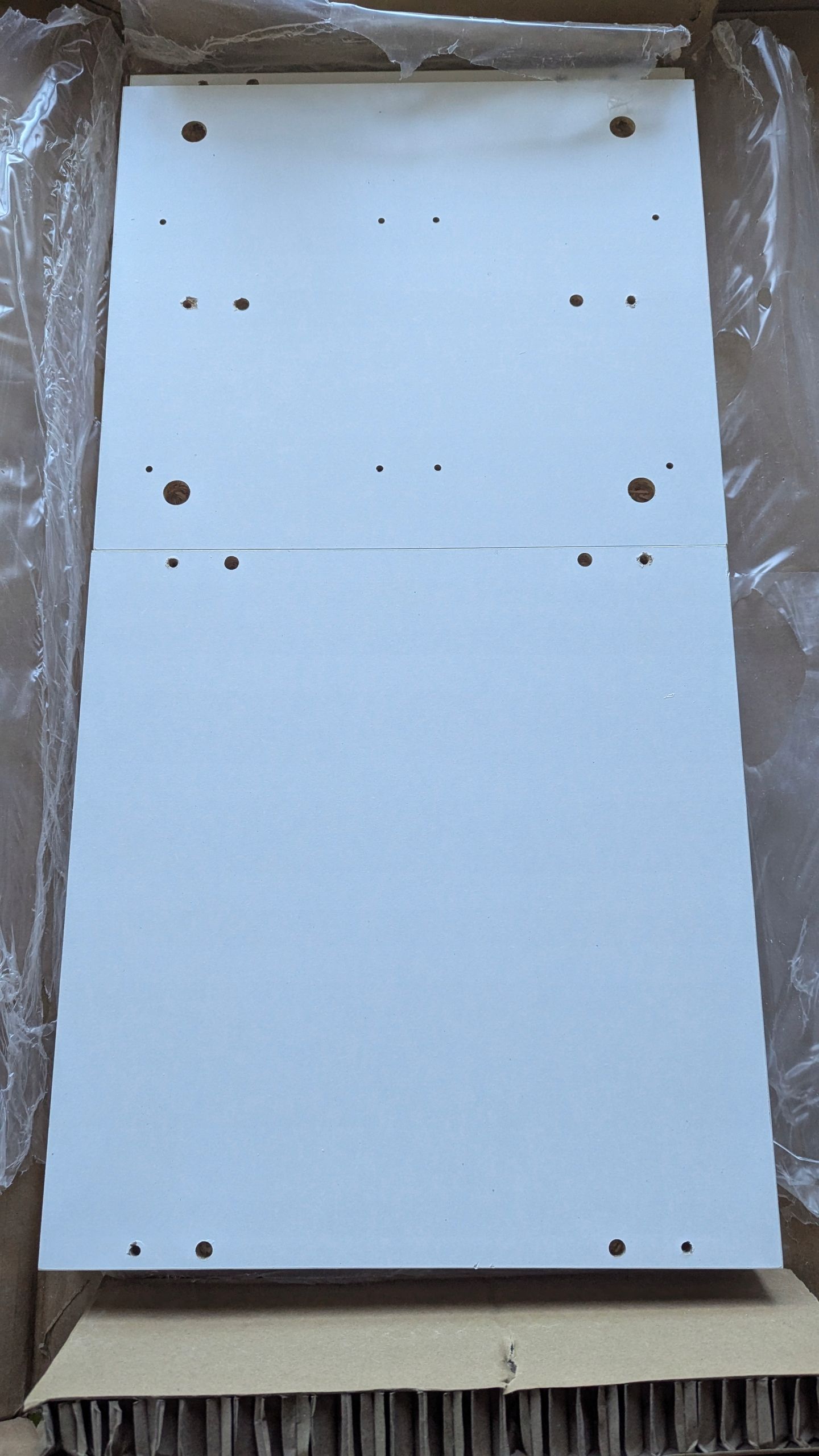 Szafka Nocna Z Oświetleniem Led Vidaxl 70X36X40,5 Cm Biała
