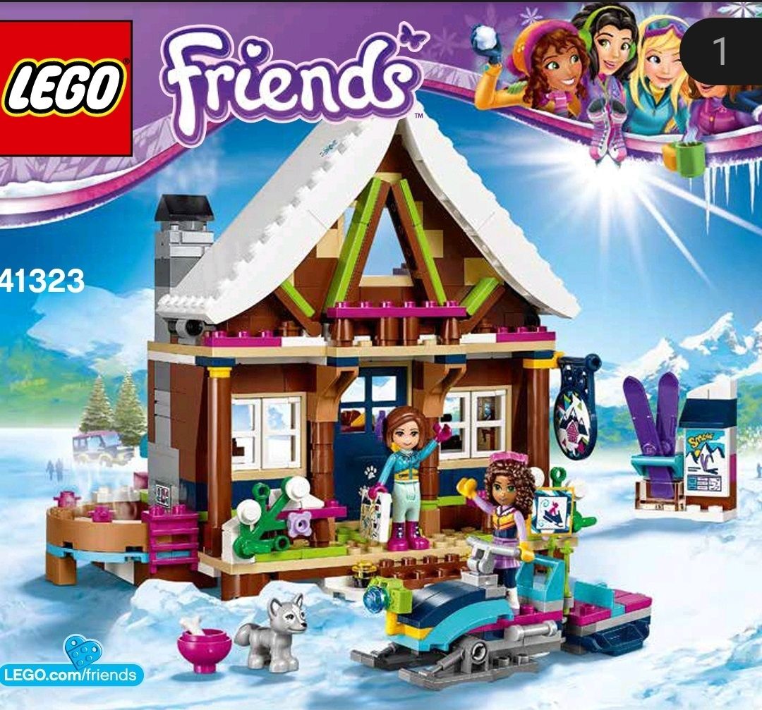 Oryginalne Klocki LEGO 41323 Friends górski domek zestaw komplet Krakó
