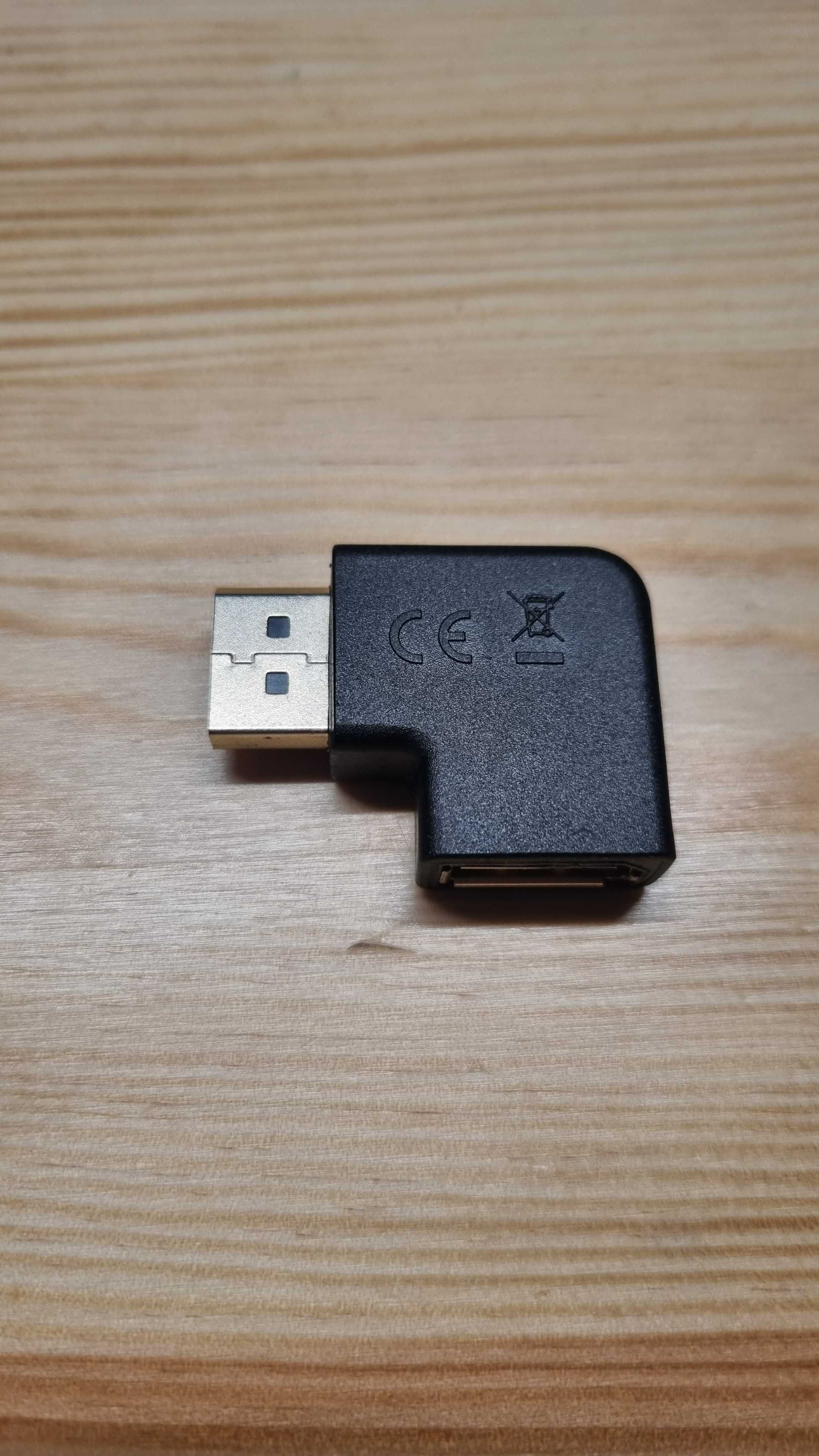 LINDY DisplayPort 1.4 adapter kątowy przejściówka