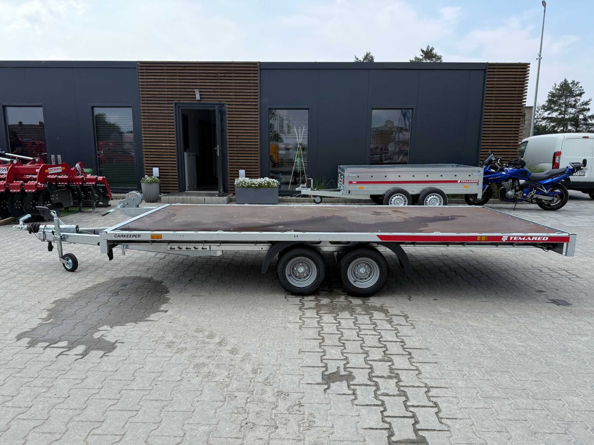 Laweta uchylna TEMARED 405x210 3T przyczepa platforma CARKEEPER 4020/2