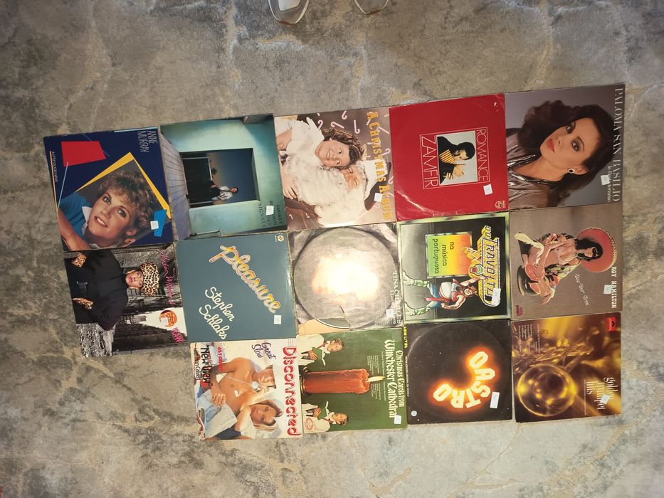 Conjunto de vinis de vários artistas