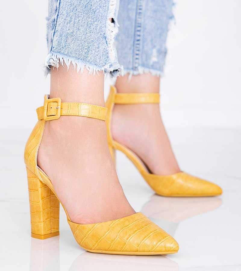 Туфлі жовті Glamour, р.37 (24см)