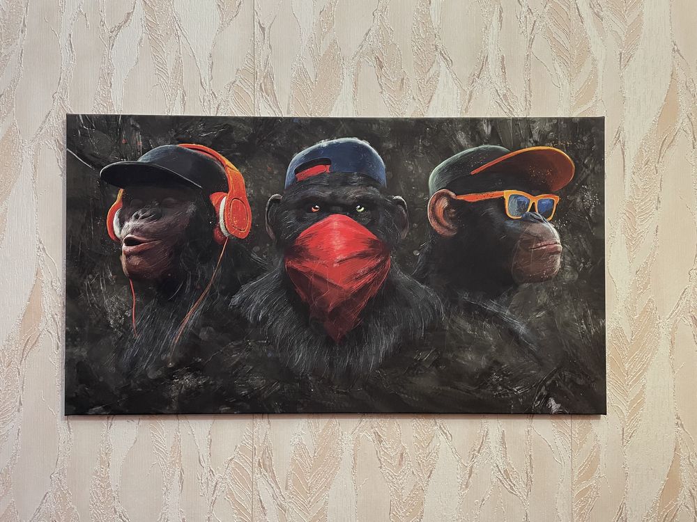 Современная картина Gangster Monkey