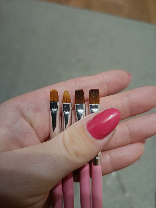 Zestaw żeli+ pędzelki