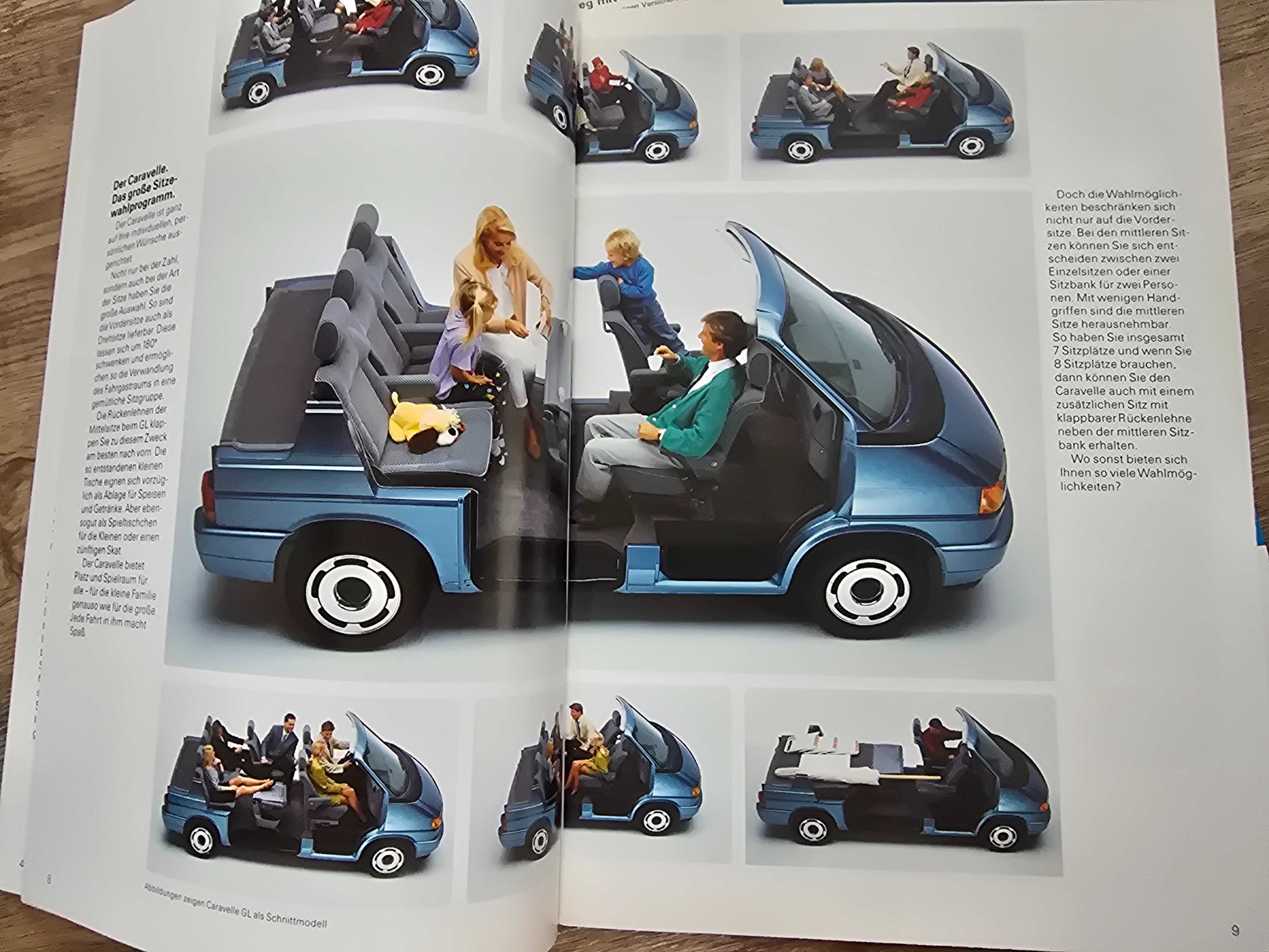 Prospekt VW T4 Caravelle
