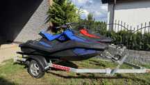 2 x seadoo spark trixx + podwójna  przyczepa zam.motorówka.przycz.camp
