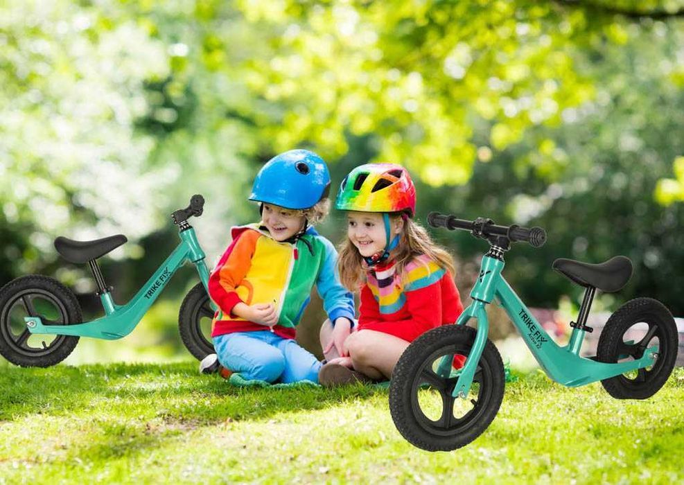 ROWEREK Biegowy TRIKE FIX ACTIVE X2 dla Dzieci Zielony LEKKI Dziecięcy
