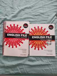 Dwie książki English File, elementarny Teachers Book i students book