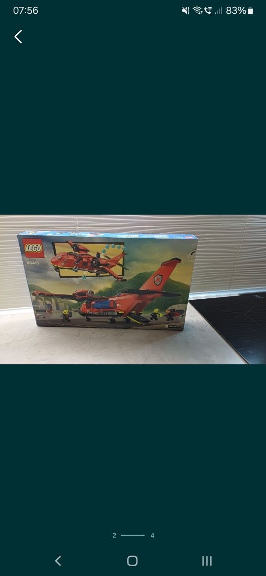 Nowy zestaw lego cit samolot ratunkowy +6