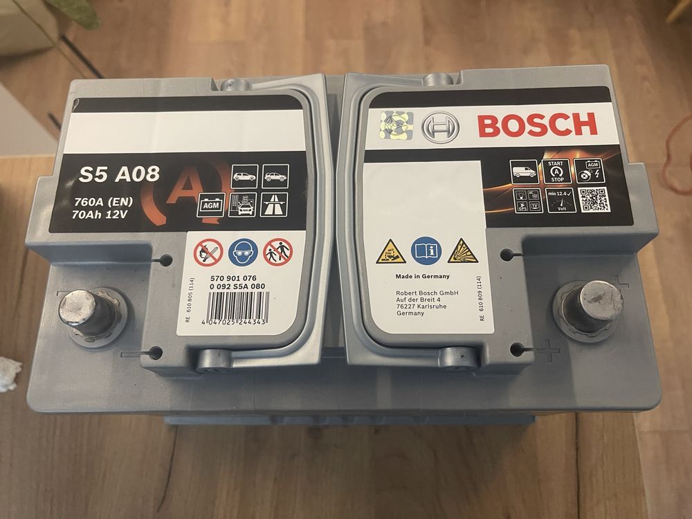 Продам новий Акумулятор BOSCH 70Ah AGM