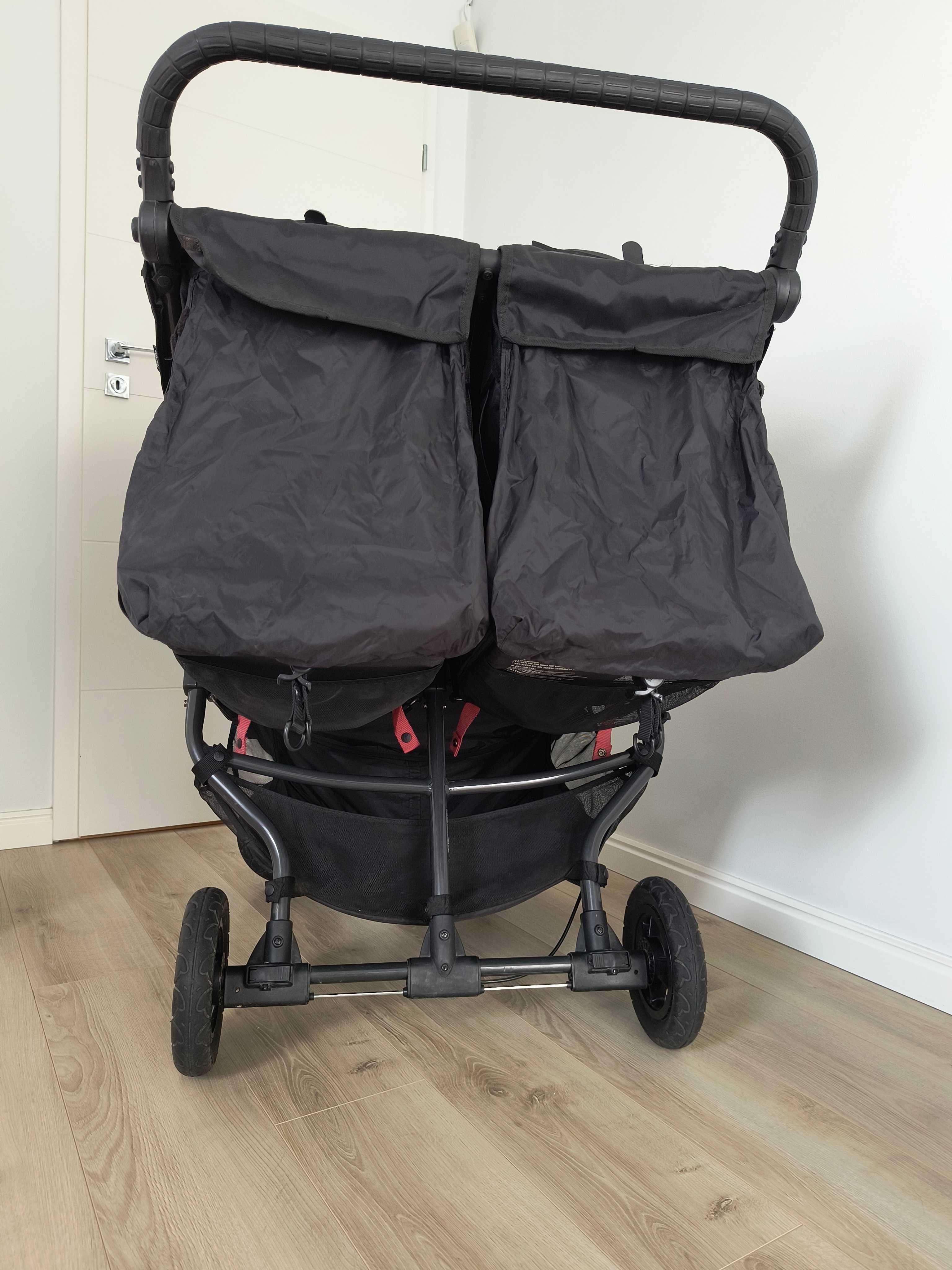 Wózek dla bliźniaków 2 w 1 Baby Jogger City Mini GT Double  JAK NOWY!!