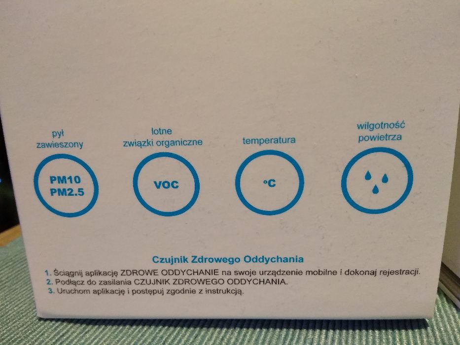Ecolife Airsensor - miernik jakości powietrza, nowy, nieużywany
