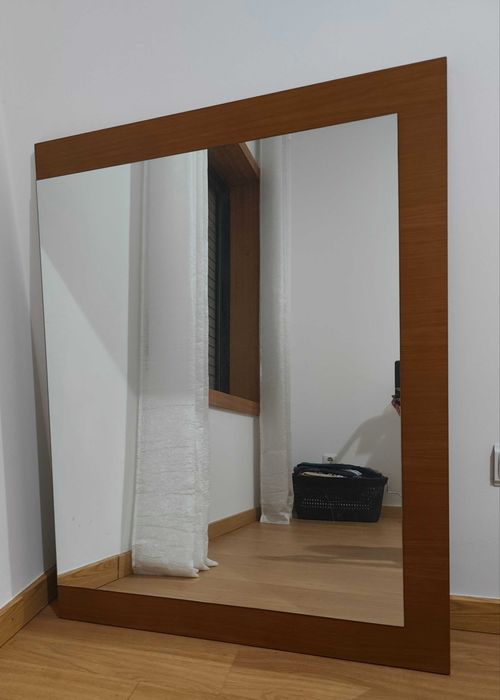 Vendo espelho moldura madeira