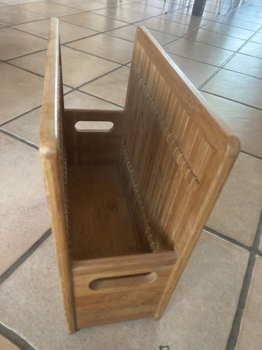 Porta revistas bambu