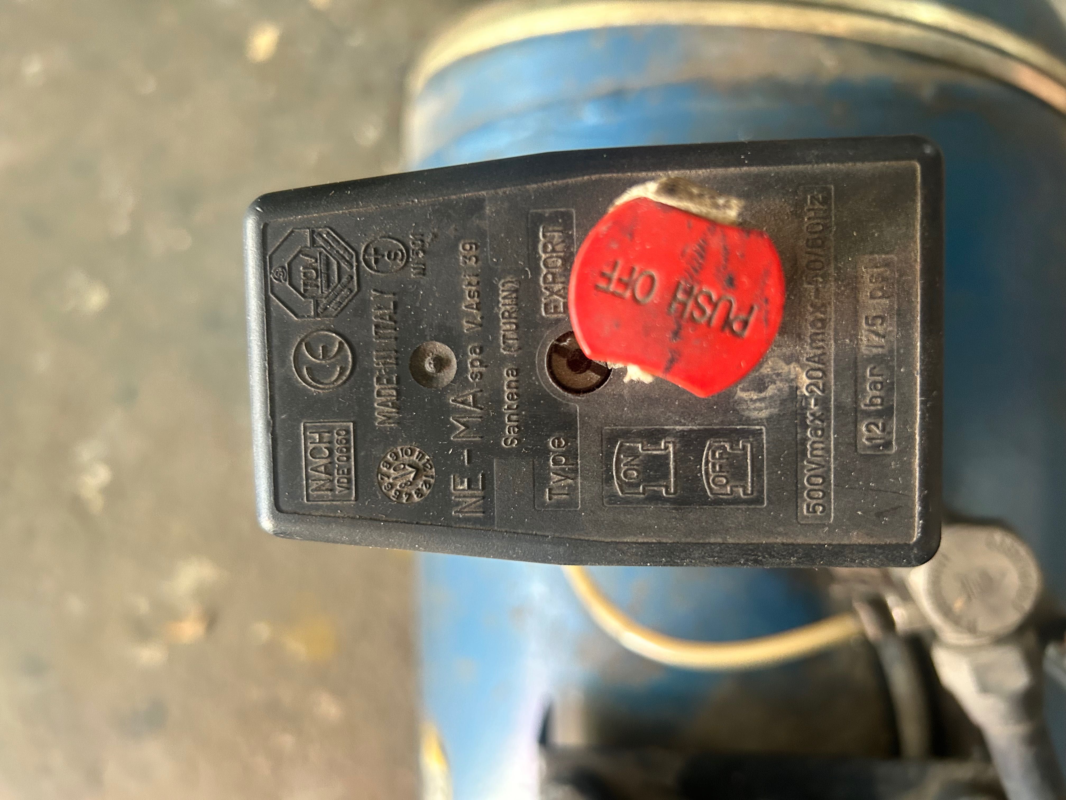 Compressor usado a funcionar de 100 Litros Trifasico