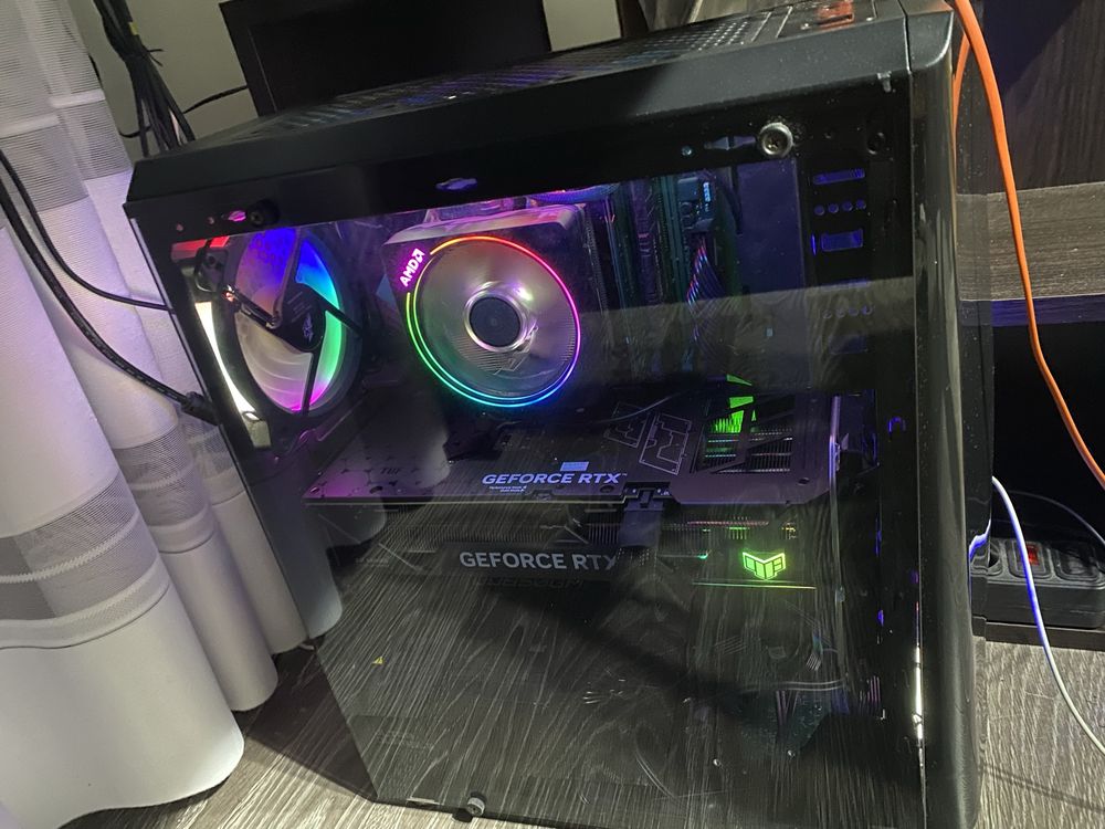 пк asus rog strix 1070 TI, ryzen 5 2600x, HDD 1Tb, asus tuf b450 pro