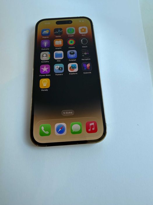 iPhone 14 Pro, Gold, 128 GB, kondycja 100%, gwarancja