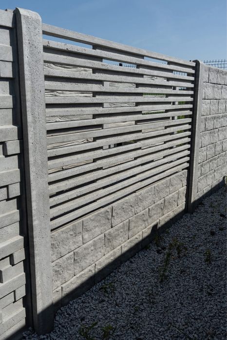 Ogrodzenia betonowe - dużo wzorów!