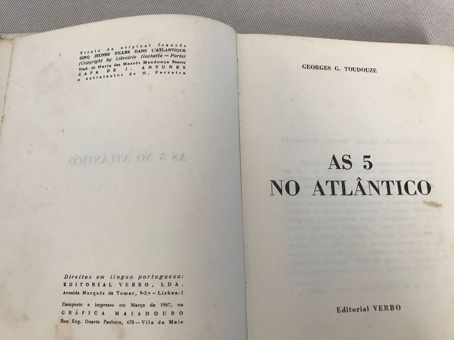 "As 5 no Atlântico" de Georges G.-Toudouze