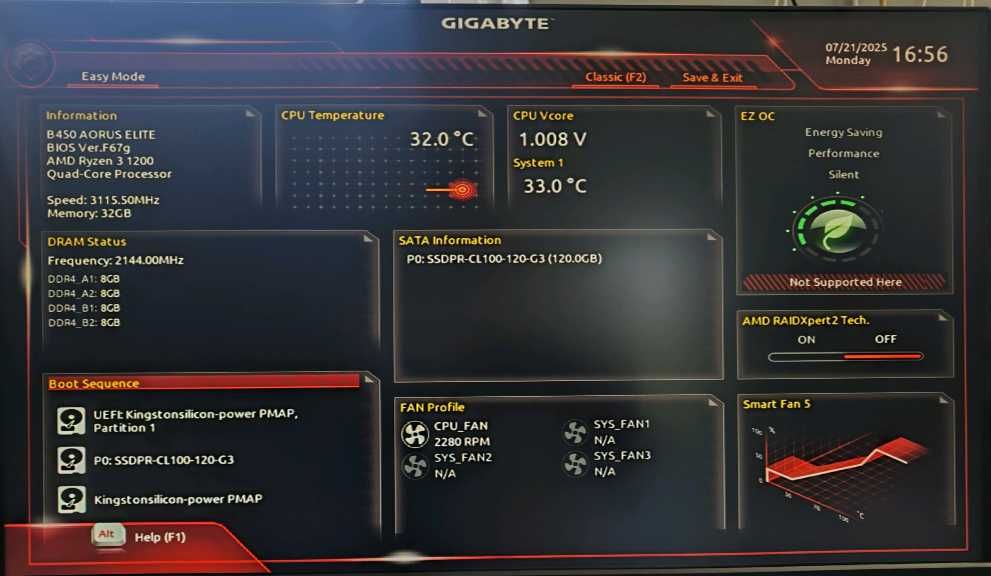 Płyta główna Gigabyte B450 AORUS ELITE RYZEN, AM4