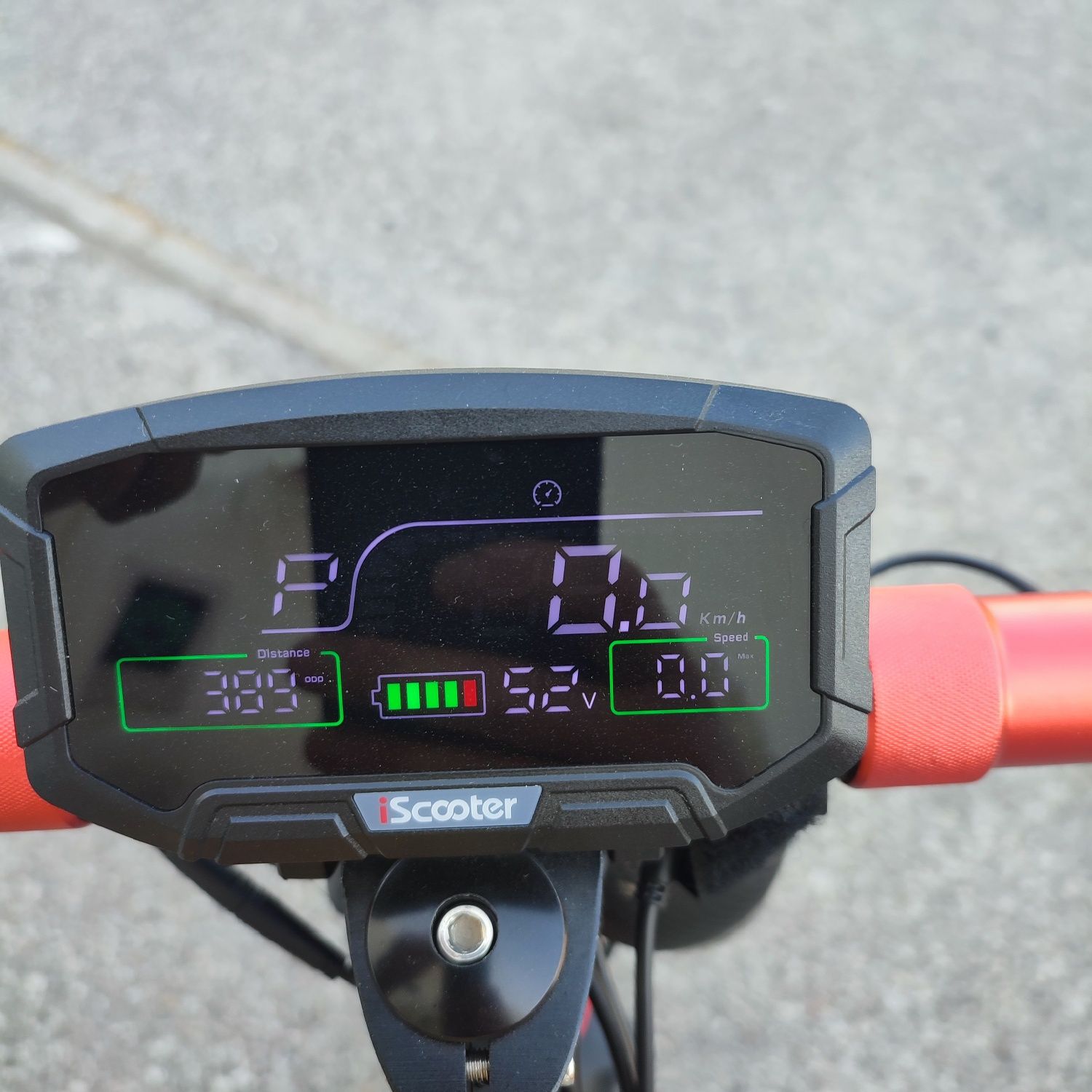 Trotinete elétrica 45km/h e autonomia de 45 kms