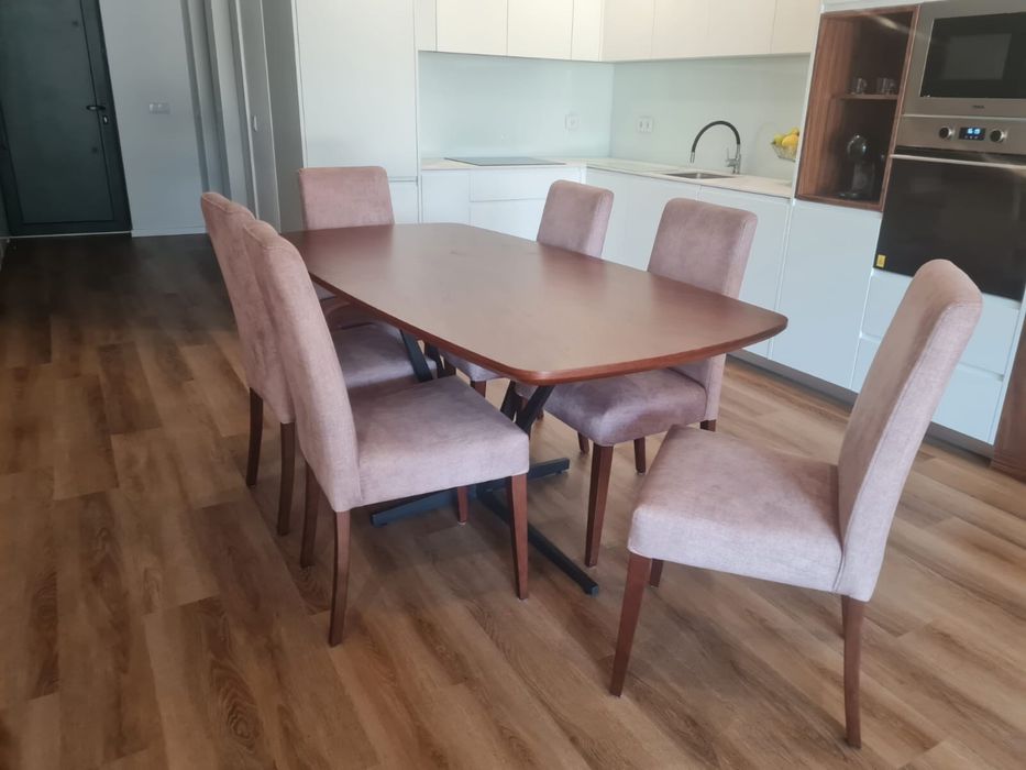 Mesa jantar nogueira