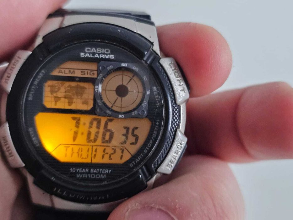 Casio AE-1000W zegarek męski sportowy elektroniczny