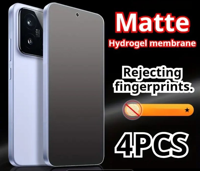 Защитная Пленка гидрогелевая redmi not 13 pro, poco m6 pro