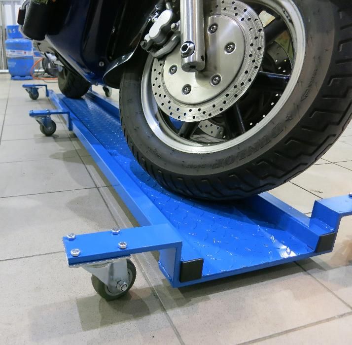 Platforma motocyklowa wózek stojak cruiser garaż ciężki nie podnośnik